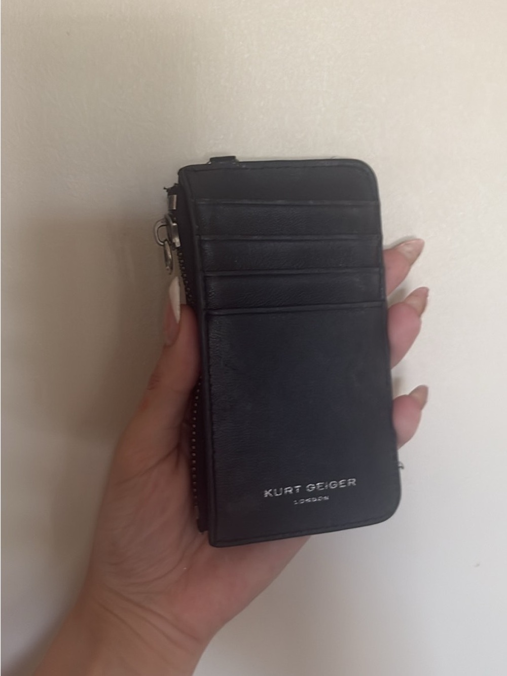 Quilted Black Leather Zip Cardholder Wallet - Michael Kors - Picture 2 of 2
